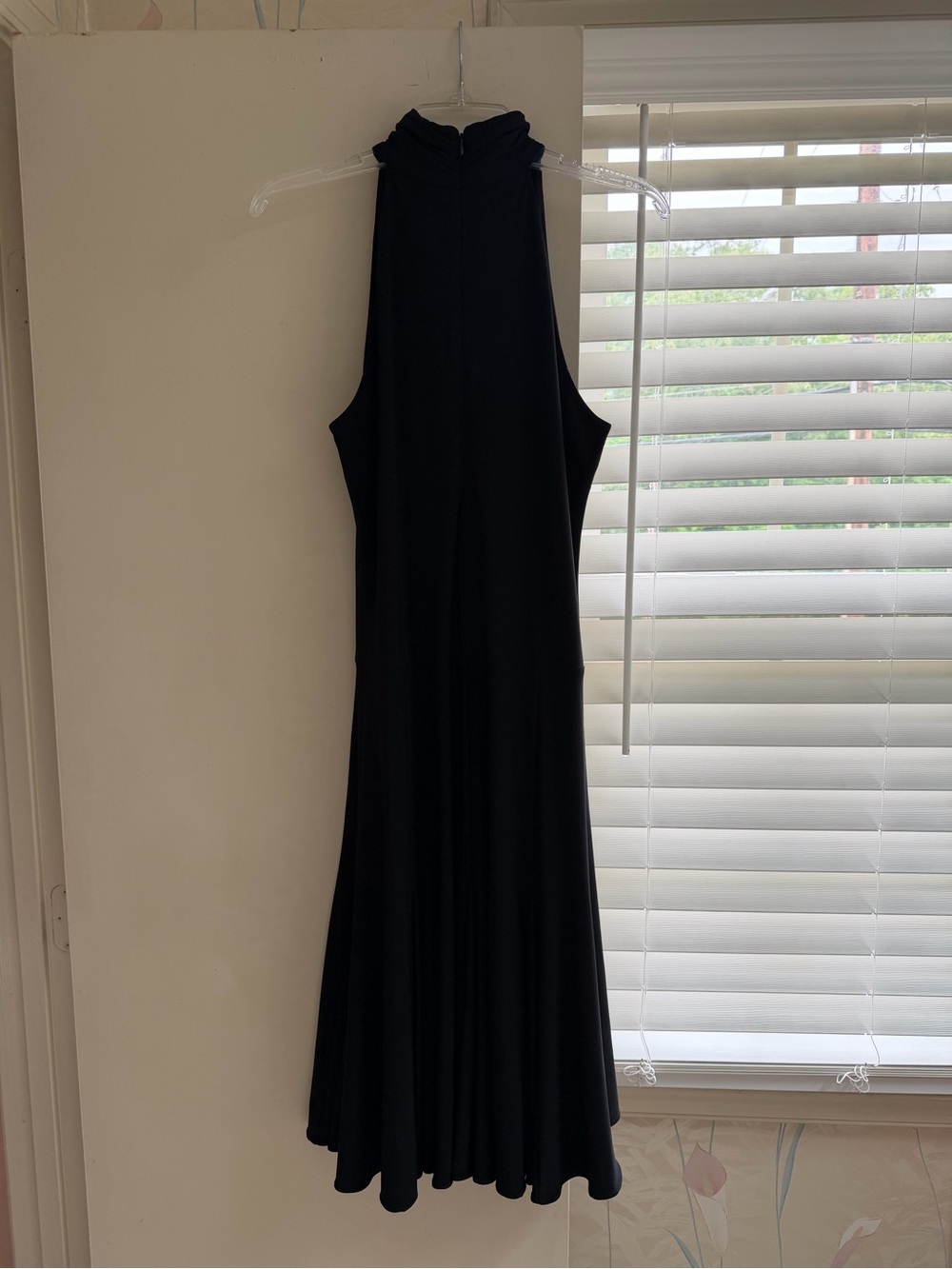 American Living Black Sleeveless High-Neck Maxi Dress